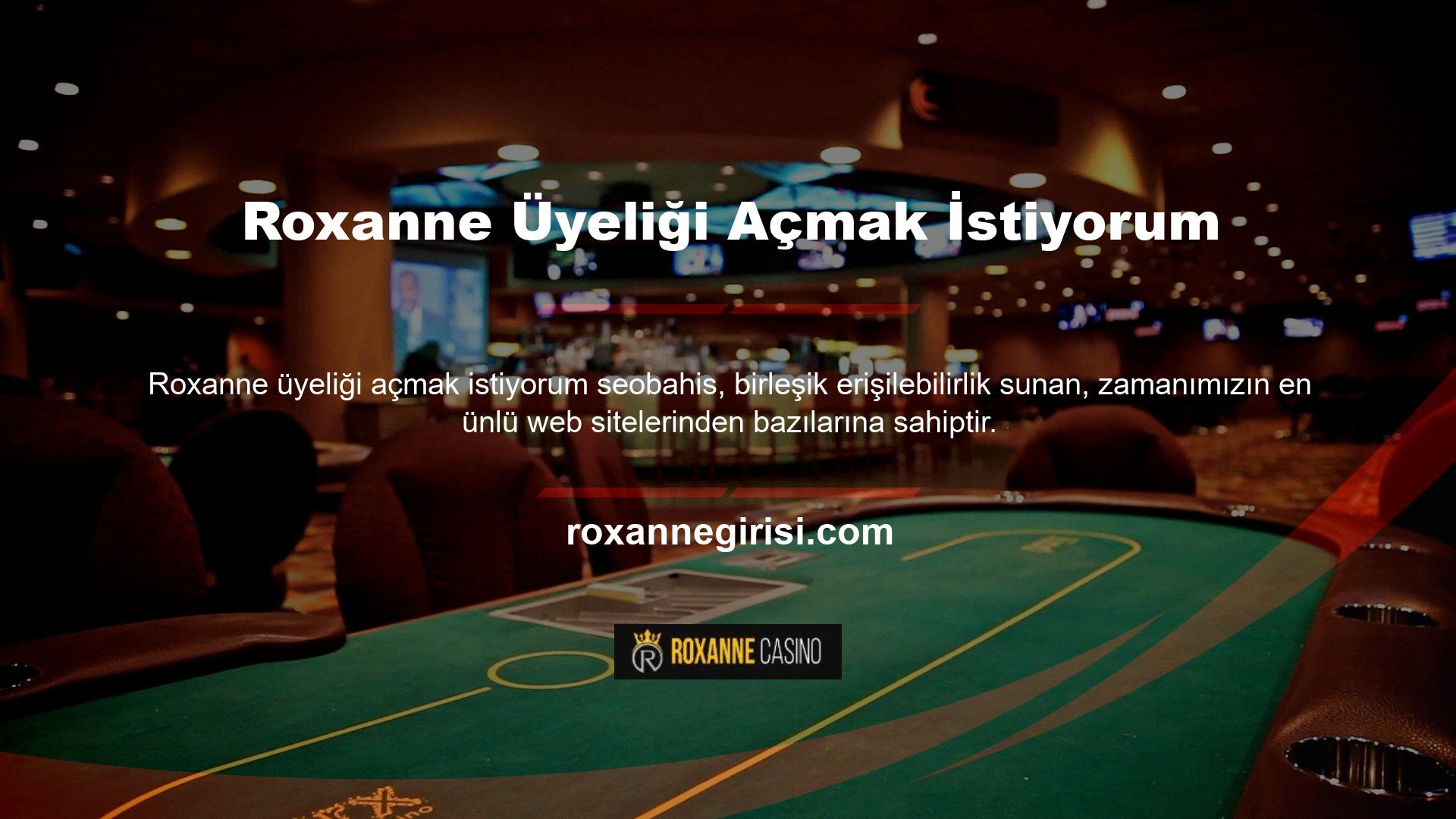 Roxanne, zamana karşı dayanıklı bir marka olarak tanımlanan en ünlü offshore casino sitelerinden biridir